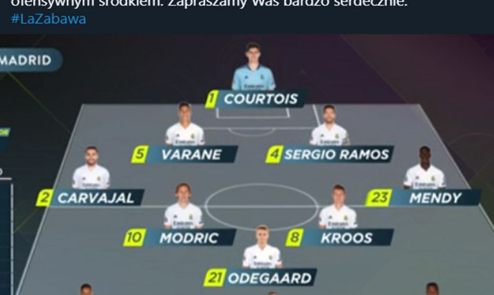 Wyjściowa XI Realu Madryt na pierwszy mecz ligowy!